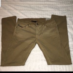 Diesel - Thavar-A Slimmy Jeans - Olive/Tan - 31w